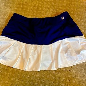 EleVen by Venus Williams tennis skort size large navy and white